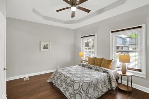Primary bedroom at 1205 Hoyt Avenue, Indianapolis, IN