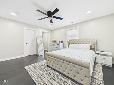 Bedroom at 3613 N Riley Avenue, Indianapolis, IN
