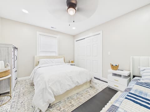 Bedroom at 3613 N Riley Avenue, Indianapolis, IN