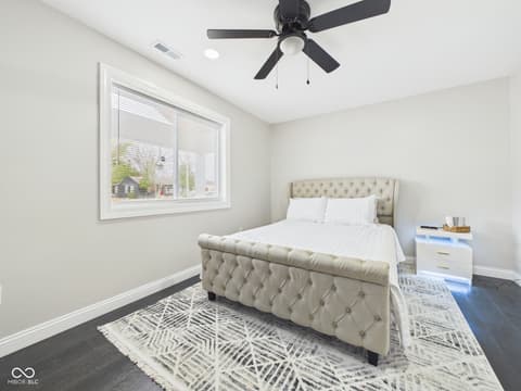 Bedroom at 3613 N Riley Avenue, Indianapolis, IN