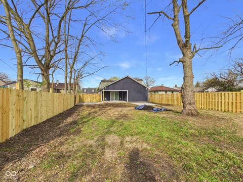 Backyard at 3613 N Riley Avenue, Indianapolis, IN