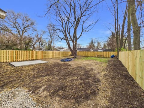 Yard at 3613 N Riley Avenue, Indianapolis, IN