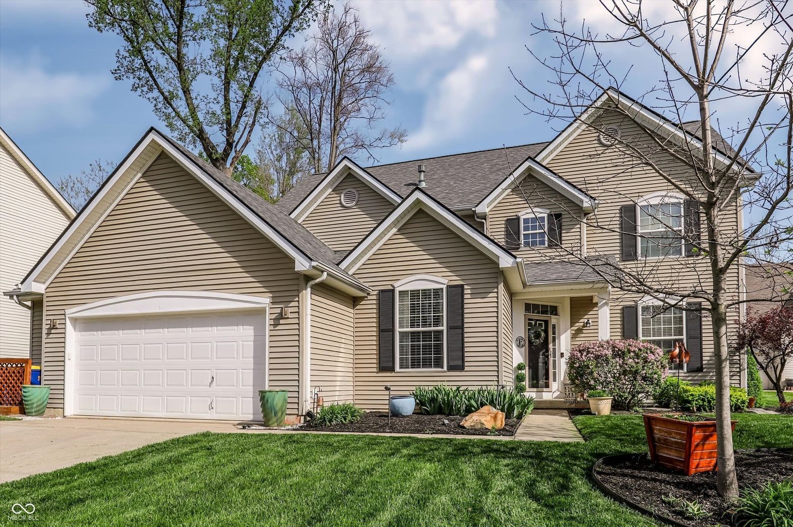Front exterior at 10328 Ridge Line Court, Indianapolis, IN
