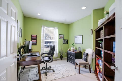 Home office at 10328 Ridge Line Court, Indianapolis, IN