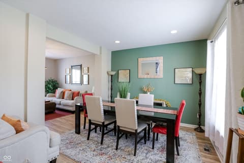 Dining room at 10328 Ridge Line Court, Indianapolis, IN