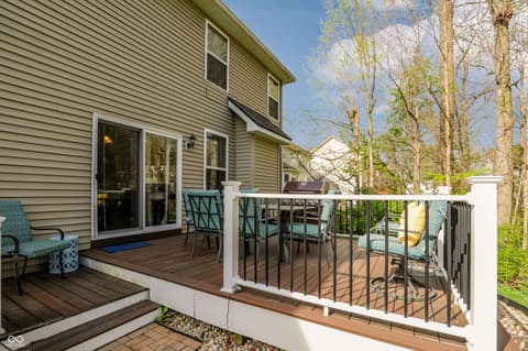 Outdoor living area at 10328 Ridge Line Court, Indianapolis, IN