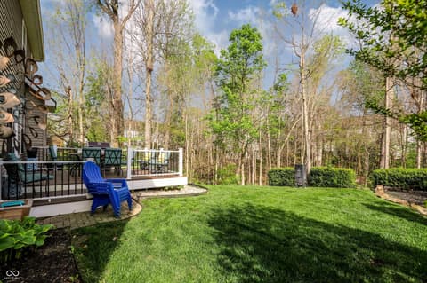Yard at 10328 Ridge Line Court, Indianapolis, IN