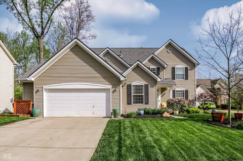 Front exterior at 10328 Ridge Line Court, Indianapolis, IN