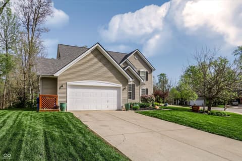 Front exterior at 10328 Ridge Line Court, Indianapolis, IN