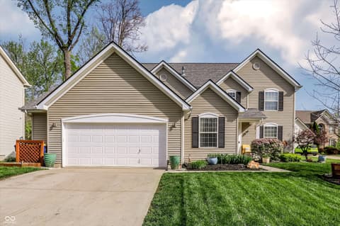 Front exterior at 10328 Ridge Line Court, Indianapolis, IN