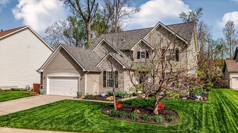 Front exterior at 10328 Ridge Line Court, Indianapolis, IN