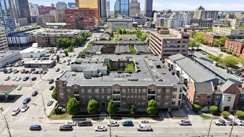 Aerial view at 450 E Ohio Street, Indianapolis, IN