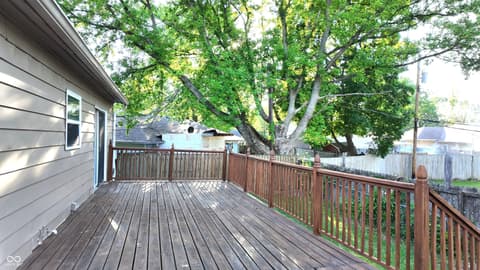 Outdoor living area at 5902 Alpine Avenue, Indianapolis, IN