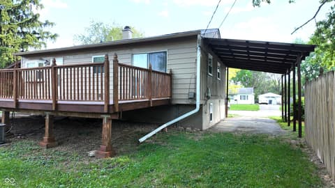 Side exterior at 5902 Alpine Avenue, Indianapolis, IN