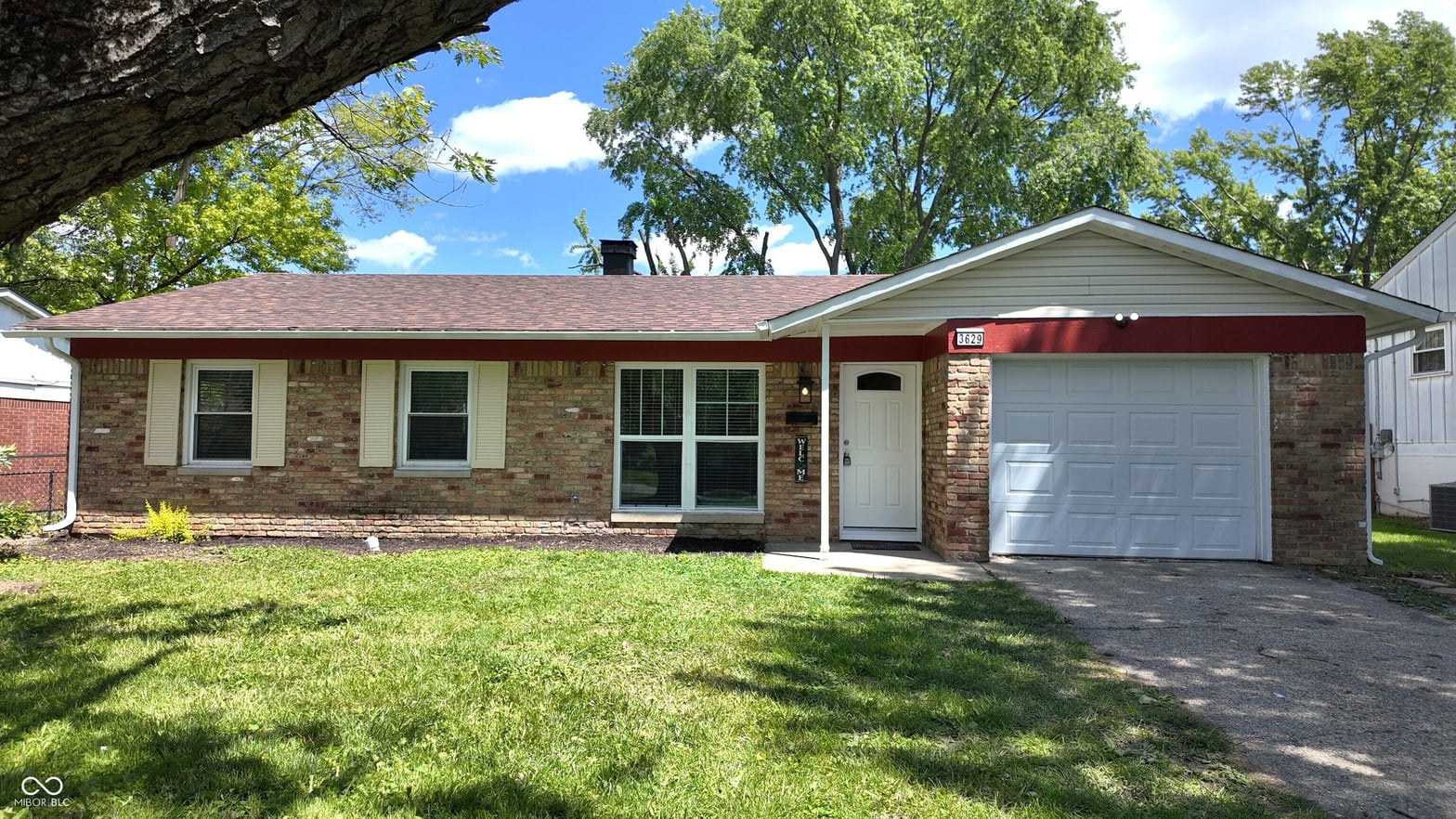Front exterior at 3629 N Richardt Avenue, Indianapolis, IN