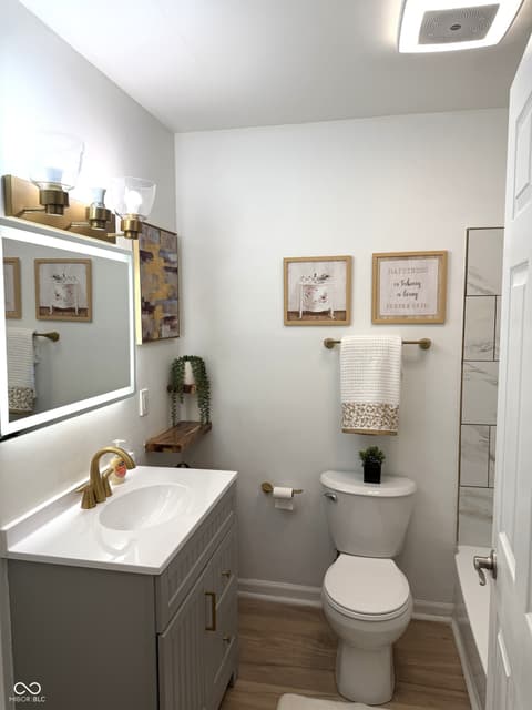 Bathroom at 3629 N Richardt Avenue, Indianapolis, IN