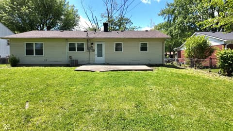 Backyard at 3629 N Richardt Avenue, Indianapolis, IN