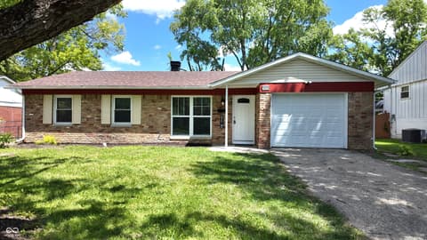 Front exterior at 3629 N Richardt Avenue, Indianapolis, IN