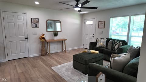 Living room at 3629 N Richardt Avenue, Indianapolis, IN