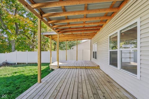 Outdoor living area at 5729 Decatur Ridge Drive, Indianapolis, IN