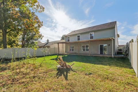 Backyard at 5729 Decatur Ridge Drive, Indianapolis, IN