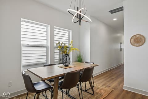 Dining room at 1317 Union Street, Indianapolis, IN