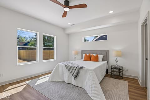 Primary bedroom at 1317 Union Street, Indianapolis, IN