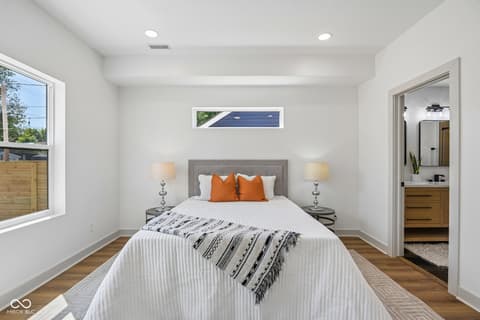 Primary bedroom at 1317 Union Street, Indianapolis, IN