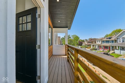 Balcony — 1317 Union Street, Indianapolis, IN