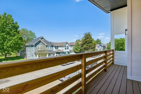 Balcony — 1317 Union Street, Indianapolis, IN