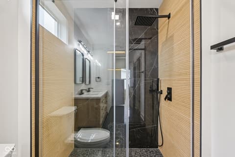 Primary bathroom at 1518 Spruce Street, Indianapolis, IN