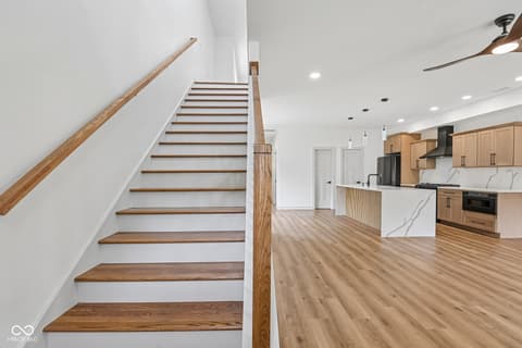 Stairs — 1518 Spruce Street, Indianapolis, IN