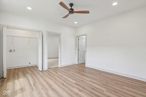 Family room at 1518 Spruce Street, Indianapolis, IN