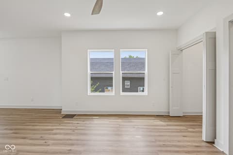 Family room at 1518 Spruce Street, Indianapolis, IN