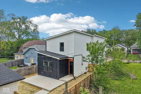 Backyard at 1518 Spruce Street, Indianapolis, IN
