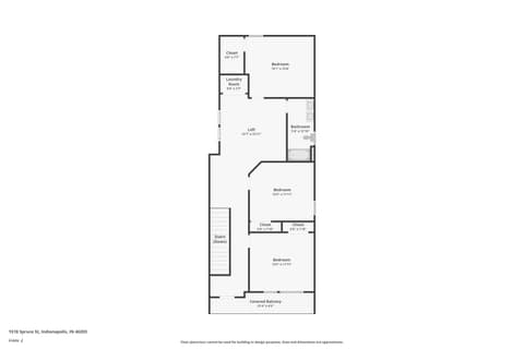 Floor Plan — 1518 Spruce Street, Indianapolis, IN