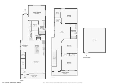 Floor Plan — 1518 Spruce Street, Indianapolis, IN