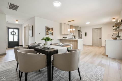 Dining room at 302 E Brunswick Avenue, Indianapolis, IN