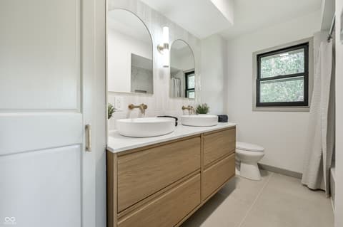 Bathroom at 302 E Brunswick Avenue, Indianapolis, IN