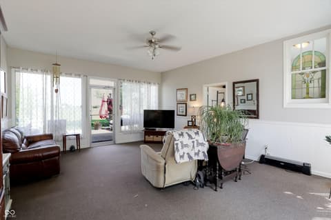 Living room at 9796 W 300 S, Lapel, IN