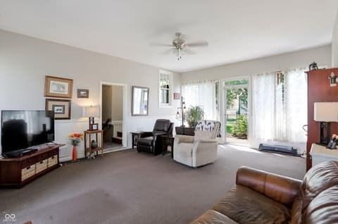 Living room at 9796 W 300 S, Lapel, IN