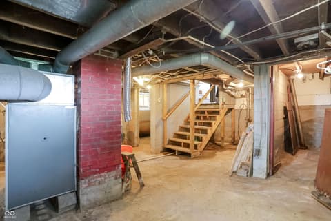 Basement at 9796 W 300 S, Lapel, IN