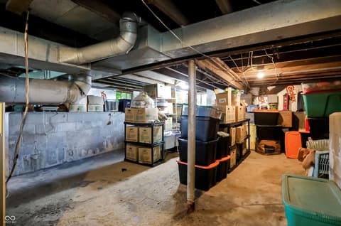 Basement at 9796 W 300 S, Lapel, IN