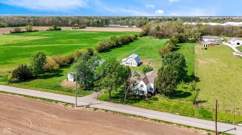 Aerial view at 9796 W 300 S, Lapel, IN