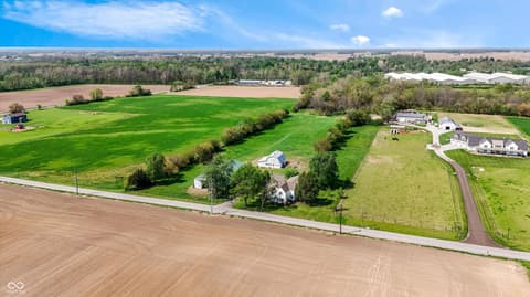 Aerial view at 9796 W 300 S, Lapel, IN