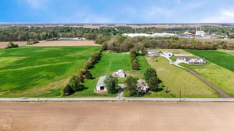 Aerial view at 9796 W 300 S, Lapel, IN