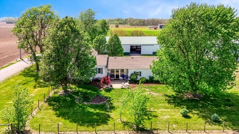 Aerial view at 9796 W 300 S, Lapel, IN