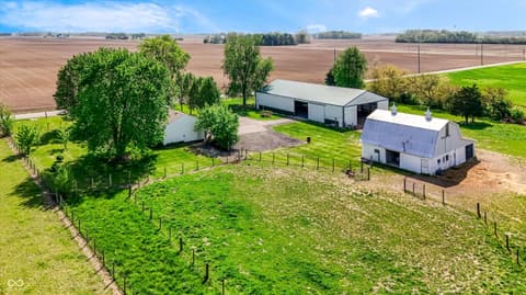 Aerial view at 9796 W 300 S, Lapel, IN