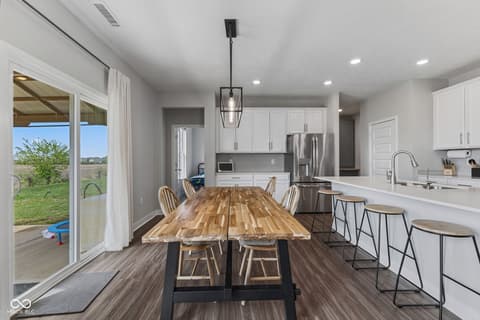 Dining room at 1345 Sanderling Drive, Greenwood, IN