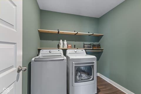 Laundry room at 1345 Sanderling Drive, Greenwood, IN